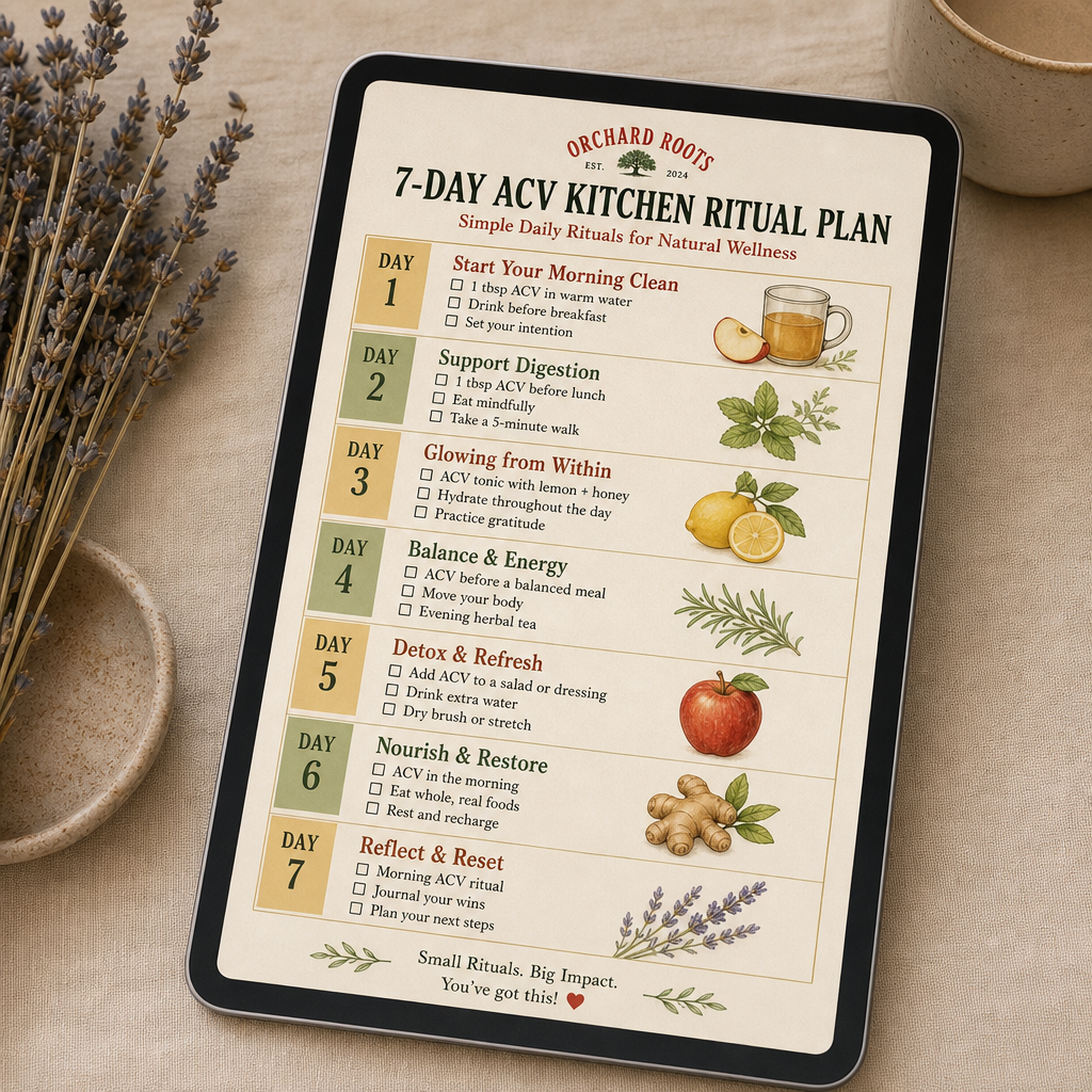 Bonus 1: 7-Day ACV Kitchen Ritual Plan