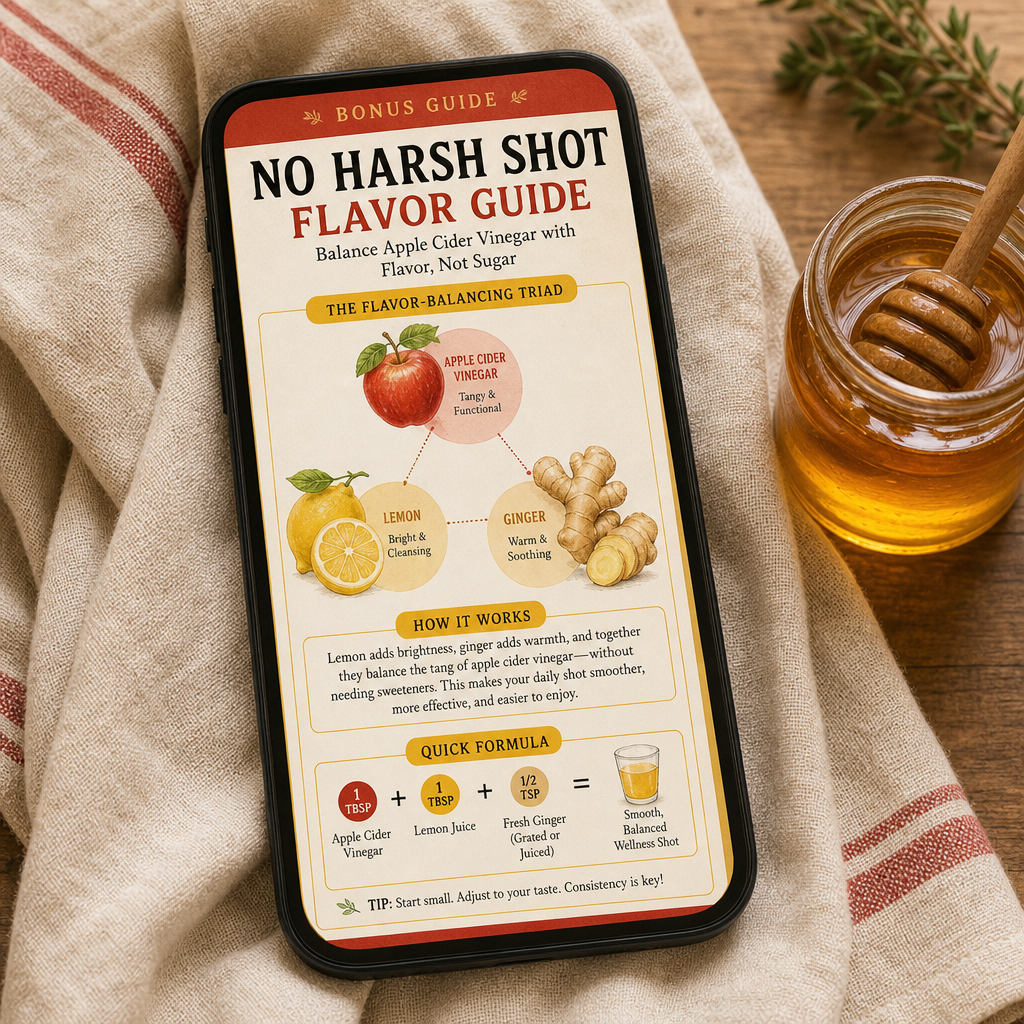 Bonus 3: No Harsh Shot Flavor Guide