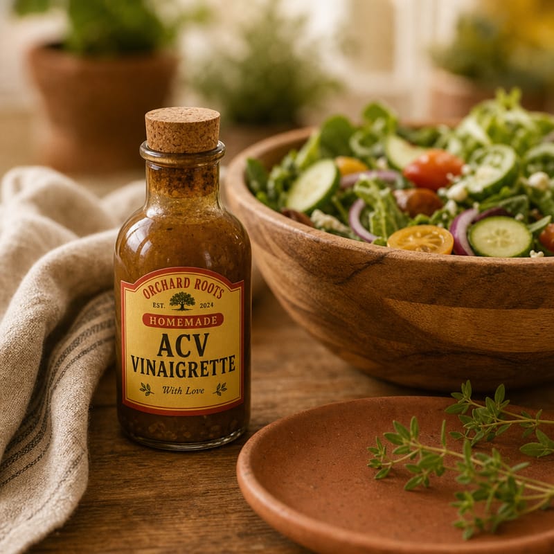 Homemade ACV vinaigrette