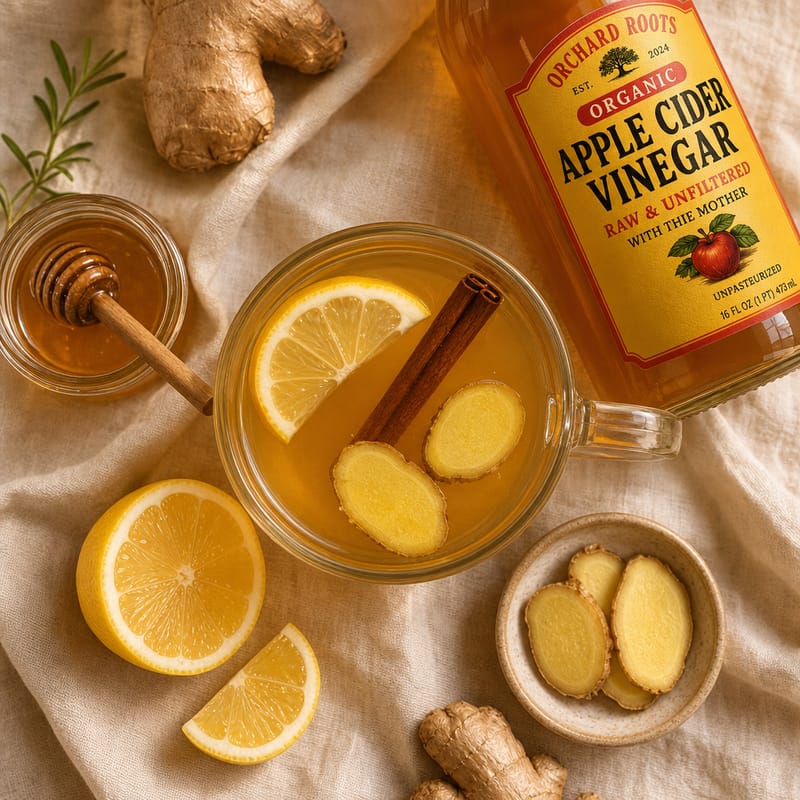 Morning honey-ginger tonic