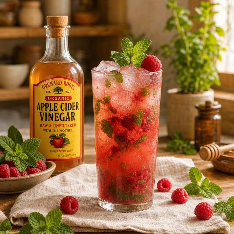 Berry mint refresher