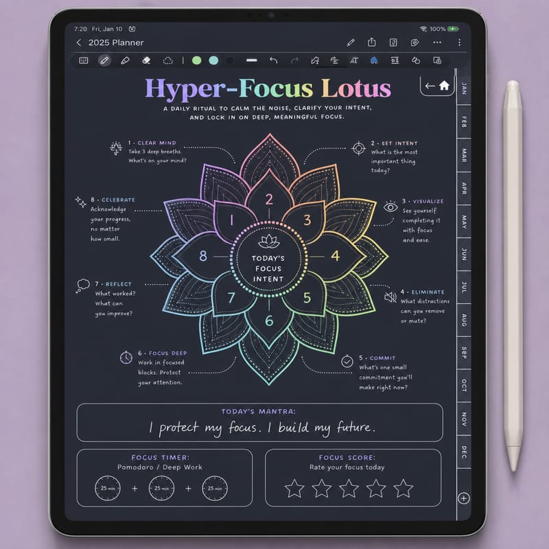 Hyper-Focus Lotus