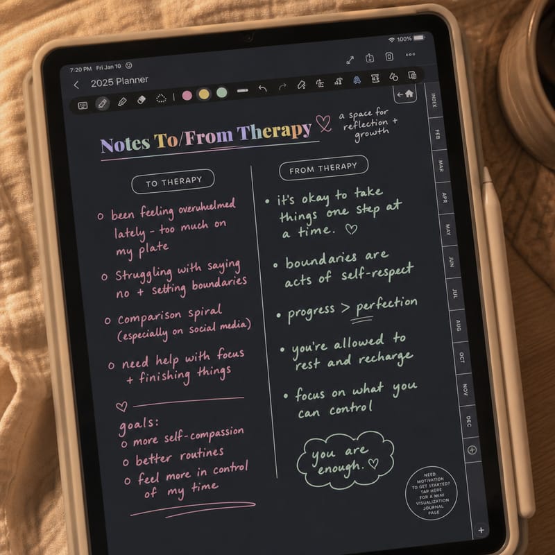 Therapy notes