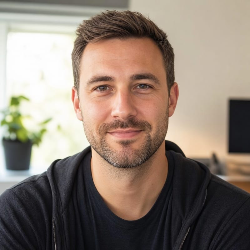 Tom Bennett, founder of Dark Rainbow Planner