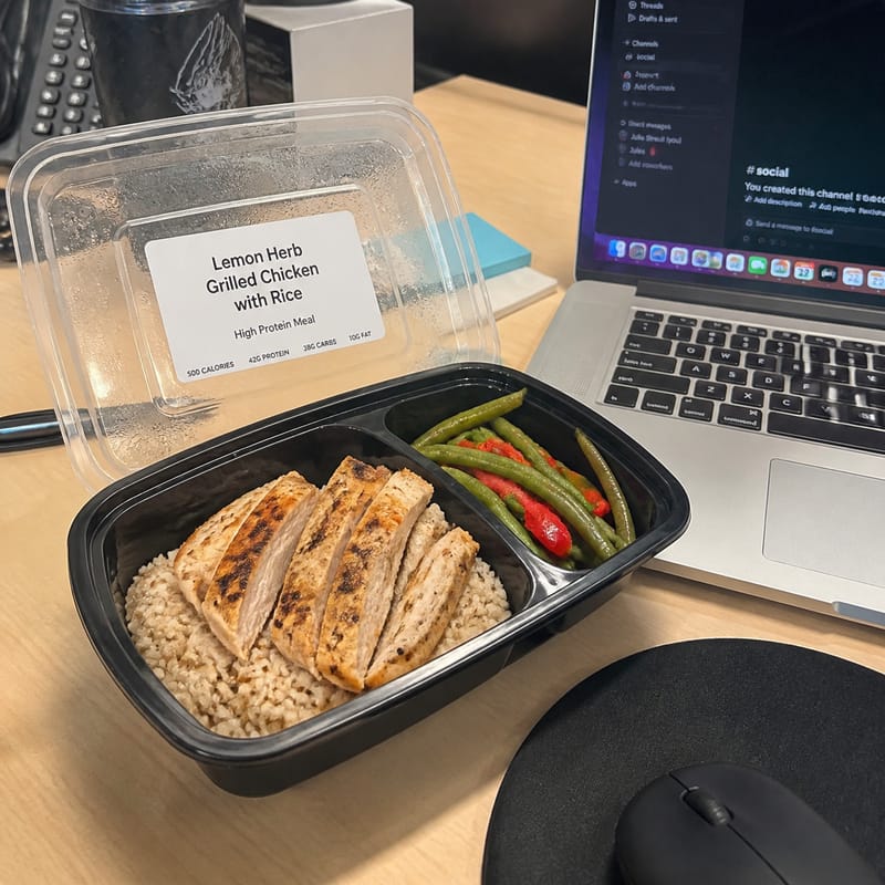 Office lunch photo