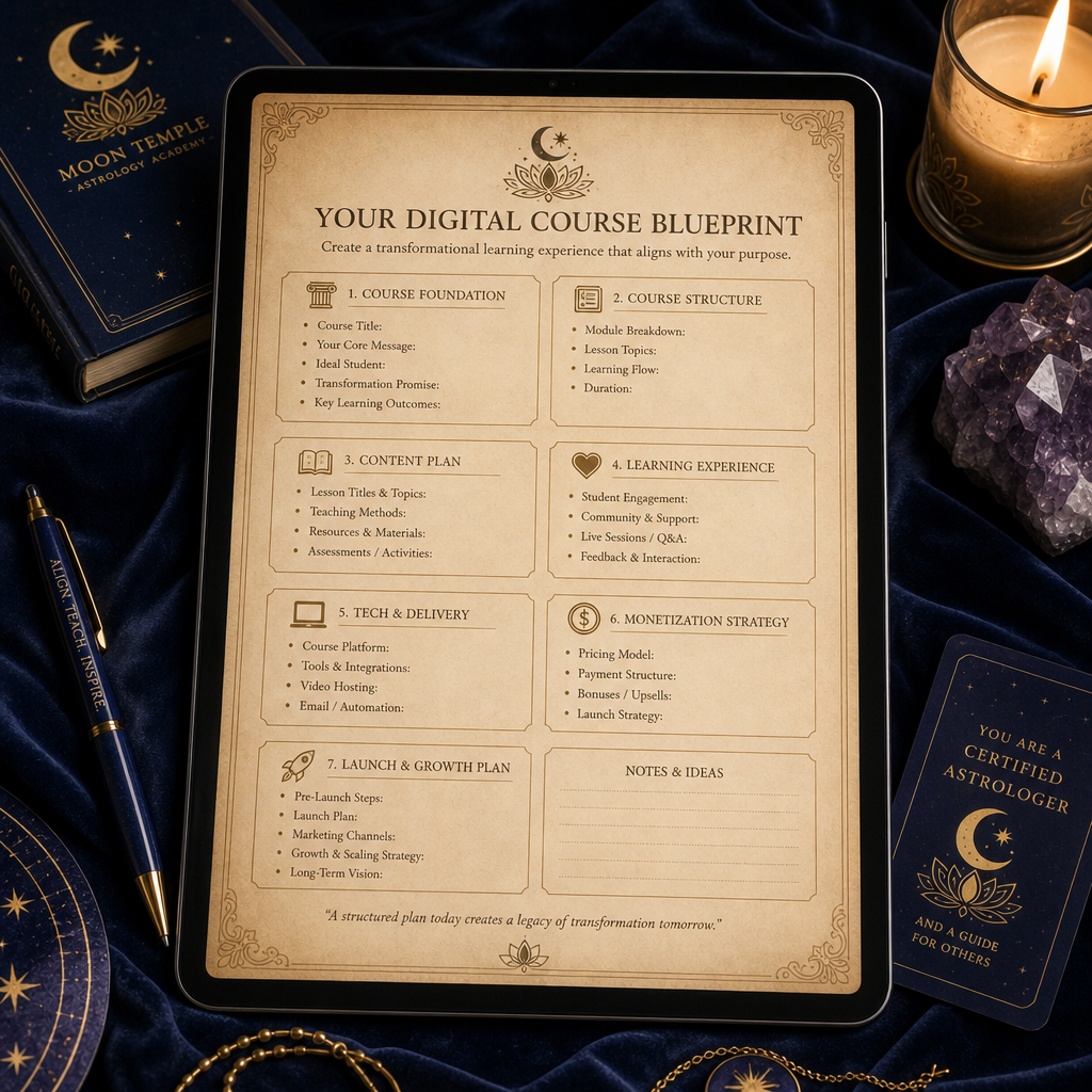 Bonus: Create Your Own Digital Course Blueprint