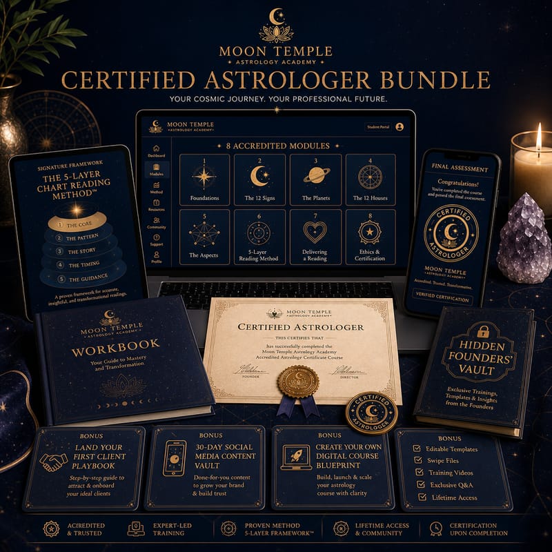 The complete Certified Astrologer bundle