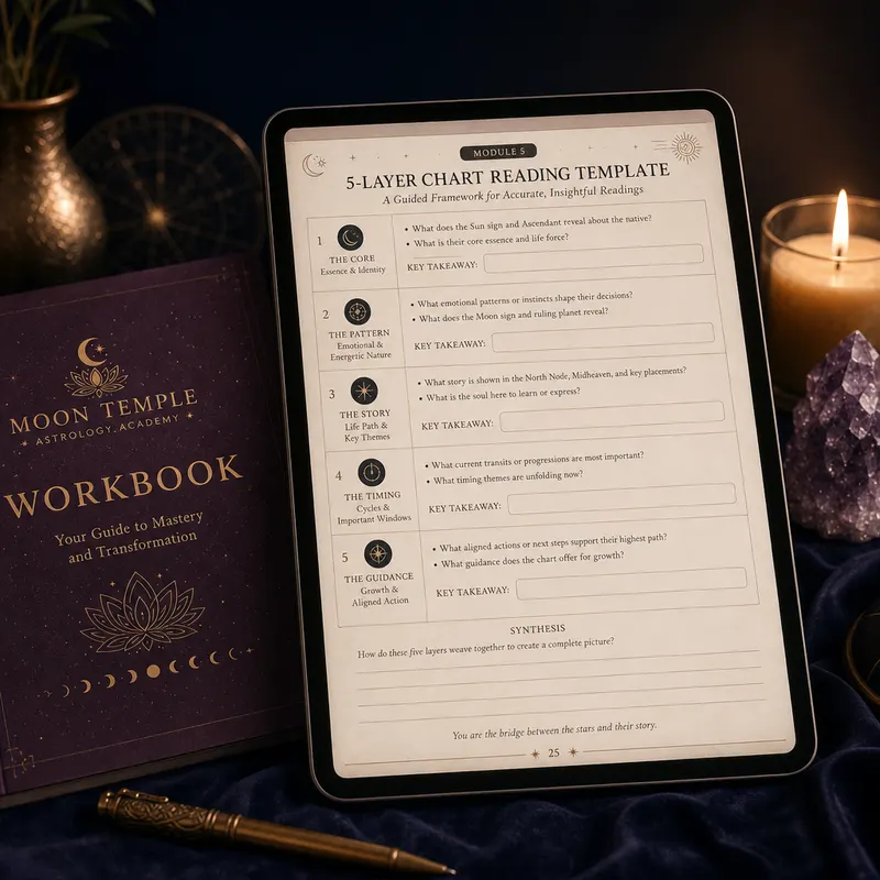 PDF workbook + reading script template